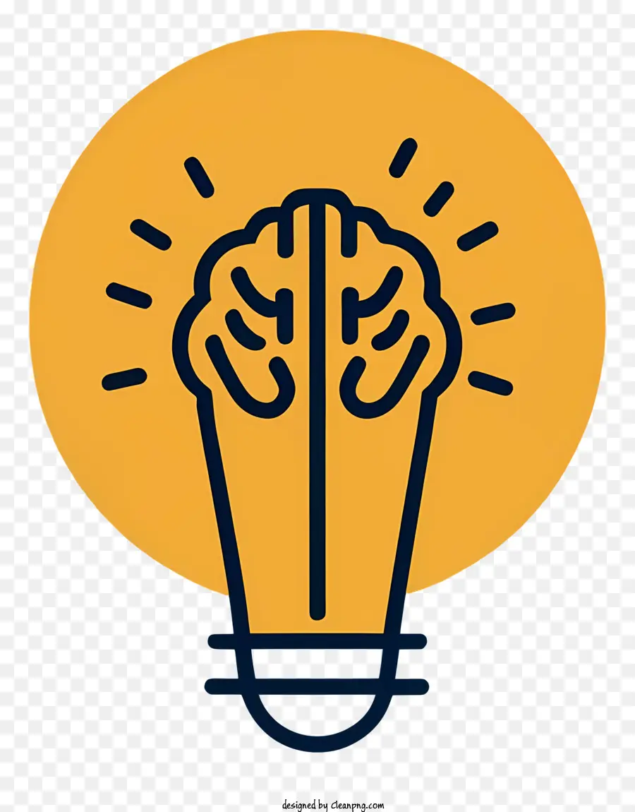 Brain Lightbulb cho khái niệm đổi mới