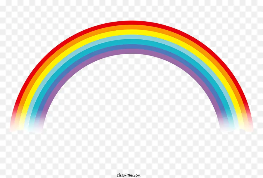 Bunte Regenbogenillustration