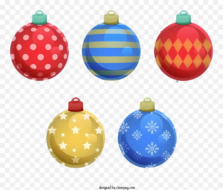 Ornamenti di Natale colorati