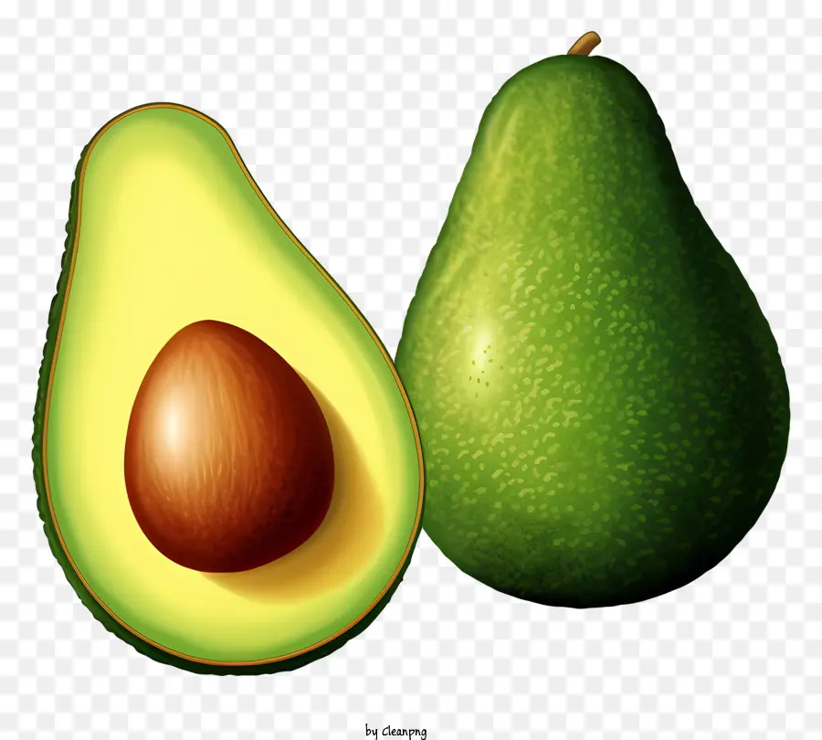 Frische grüne Avocado