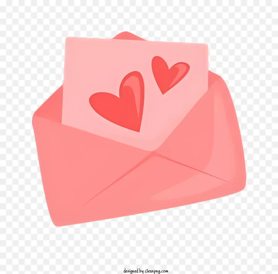 Lettera d'amore con cuori