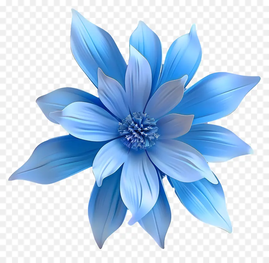 Bellissimo fiore blu