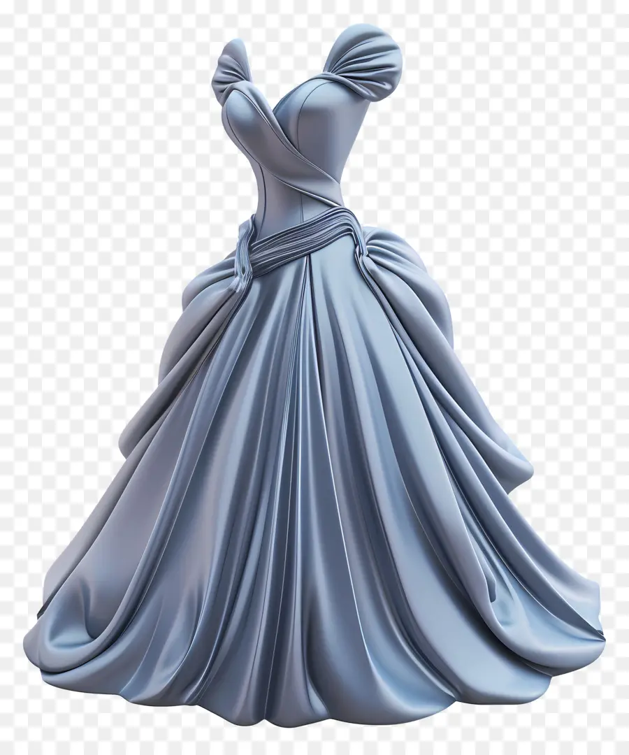 Elegante abito da sposa bianco