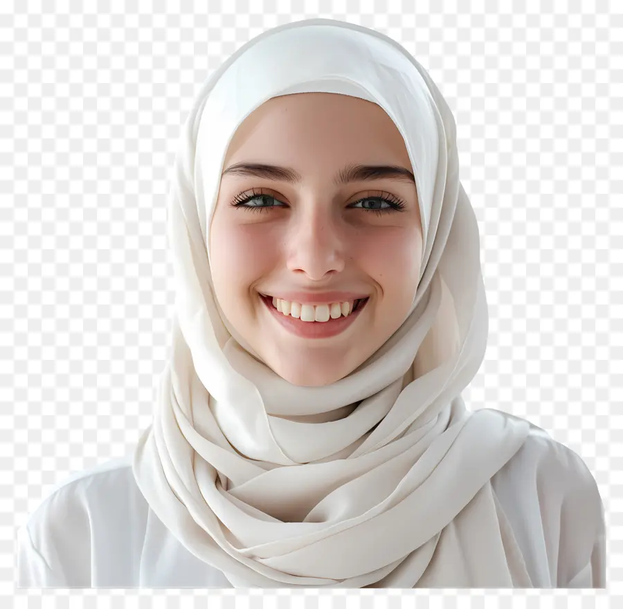 Donna sorridente in Hijab