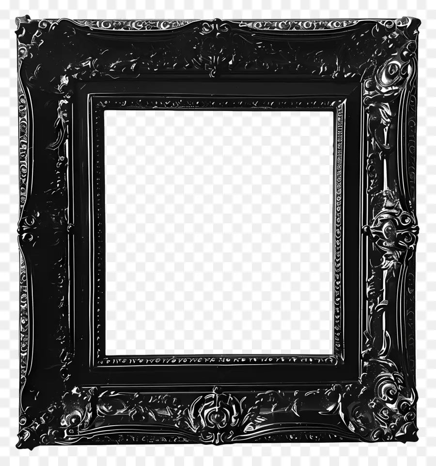 Ornate Black Picture Frame