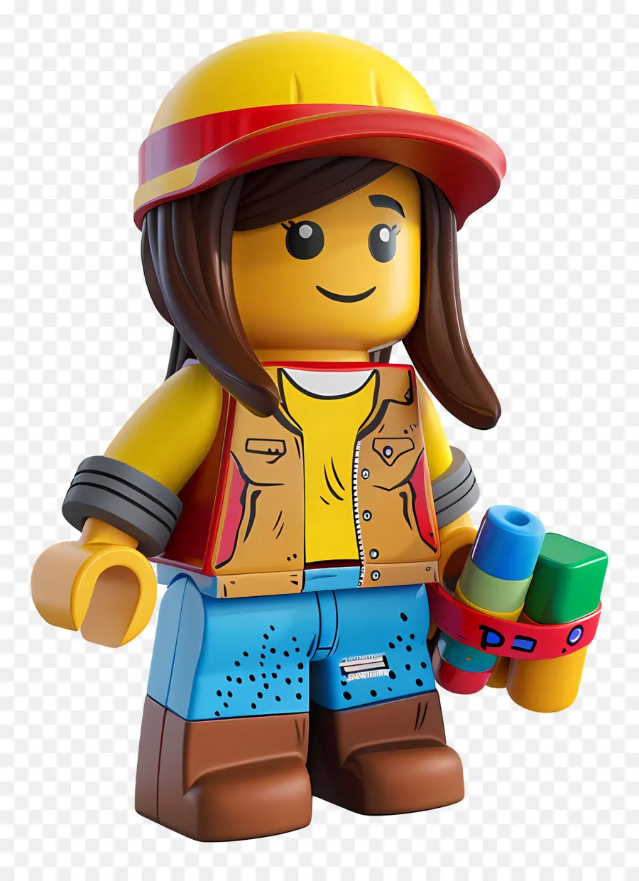 LEGO Bauarbeiterfigur