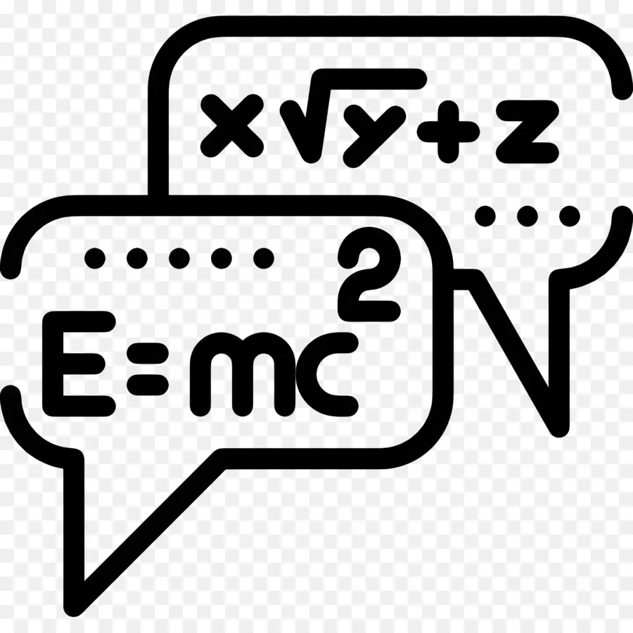 Pädagogische mathematische Symbole und Gleichungen