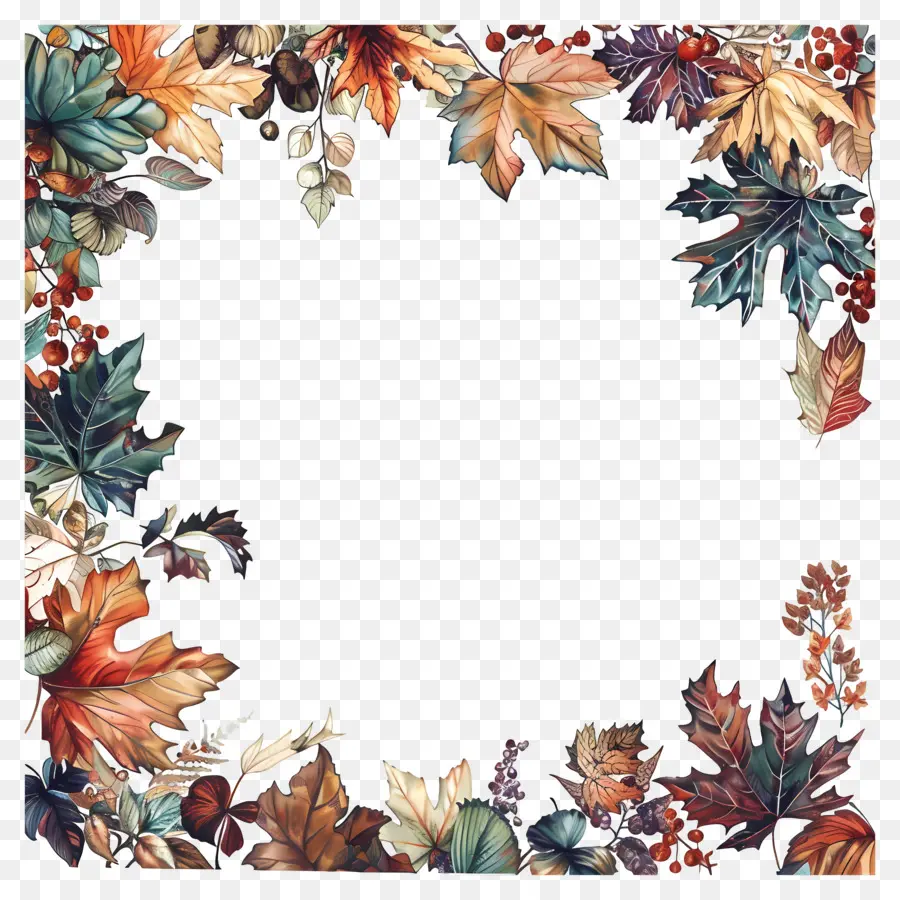 Autumn Leaves Frame