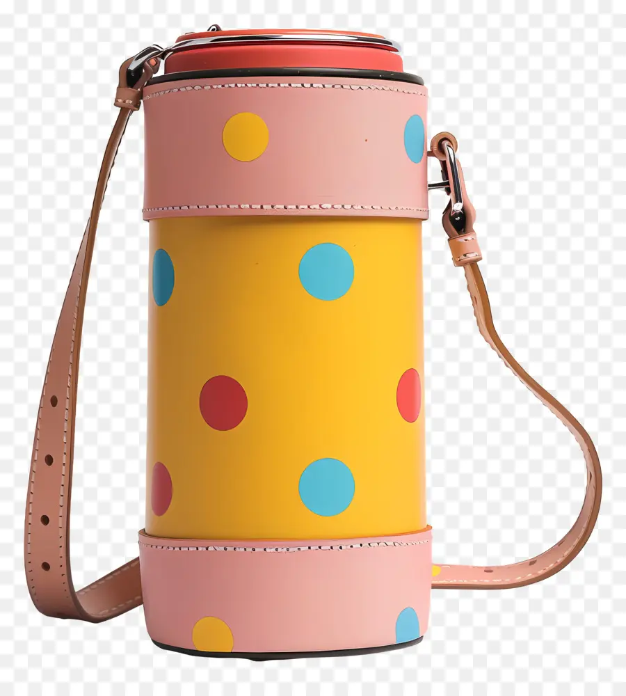 Thermos colorato a pois