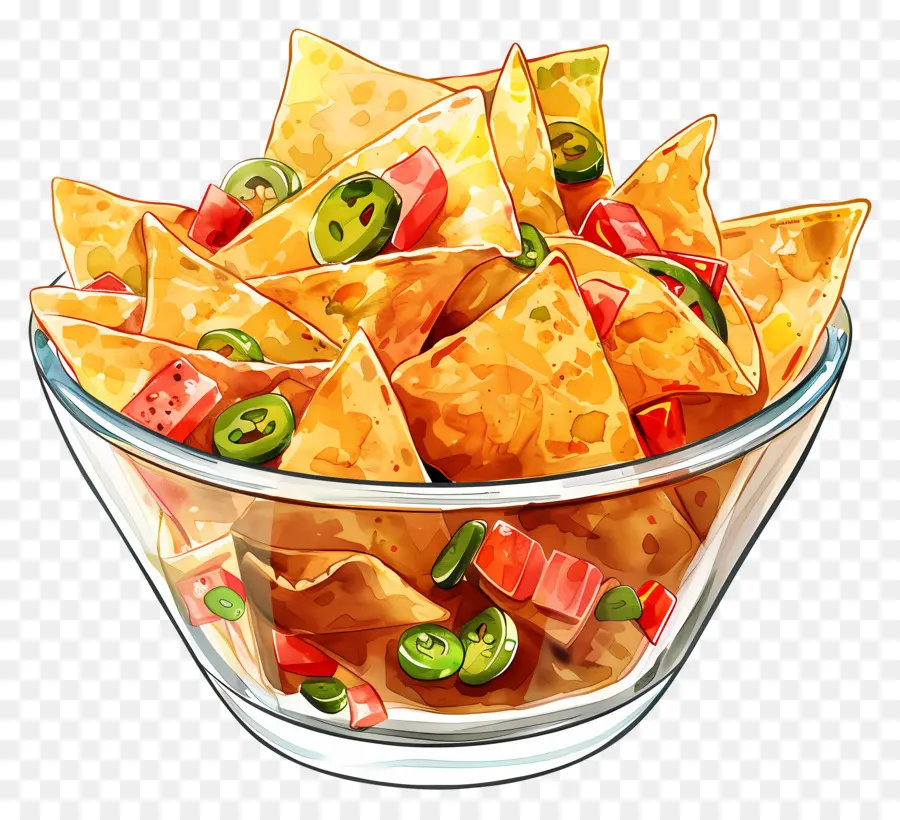 Delicious Nachos in a Bowl