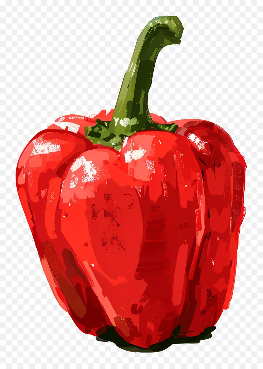 Rote Paprika-Illustration