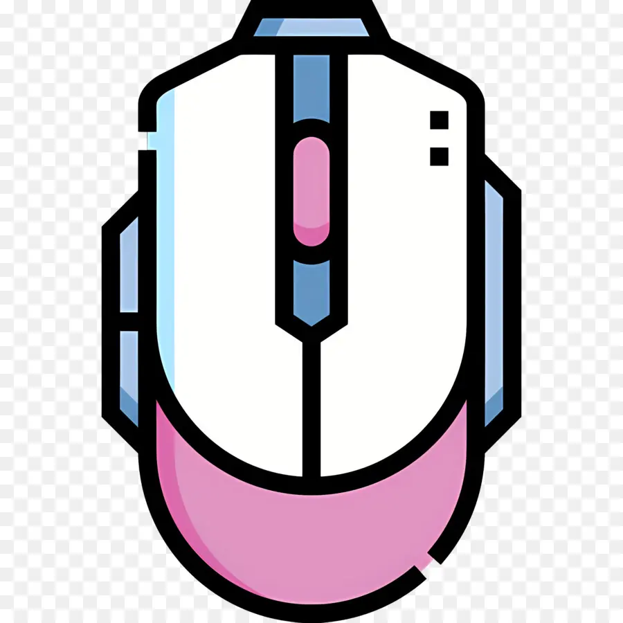 Modern Gaming Mouse Illustration