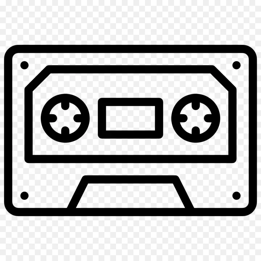 Minh họa băng cassette retro