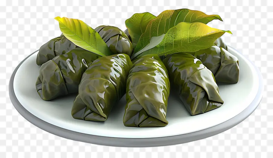 Stuffed Grape Leaves Dish