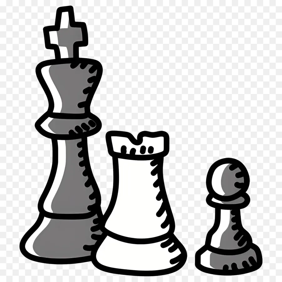 Chess Pieces for Strategy Game