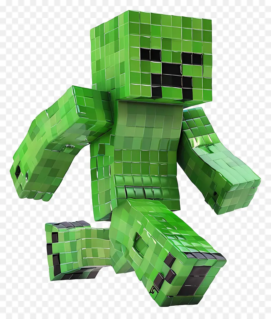 Grüner Creeper von Minecraft