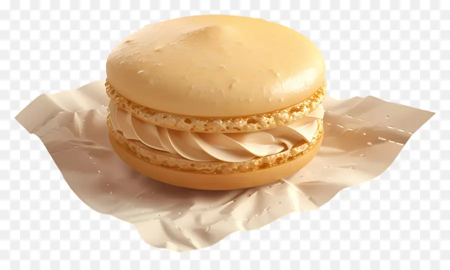 Cremiges Macaron-Dessert