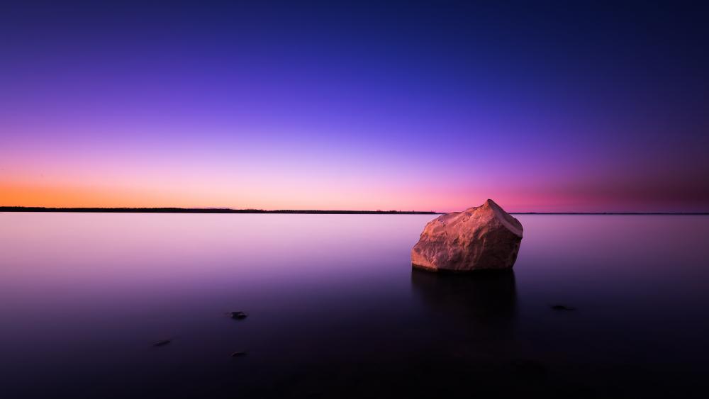 Purple calmness wallpaper