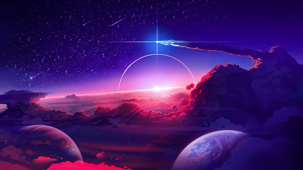 Planets In Space wallpaper