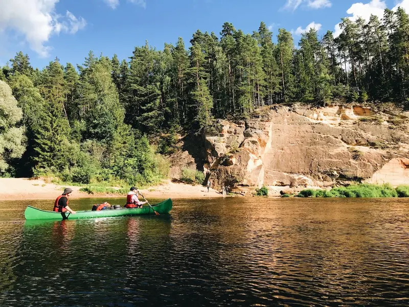 Karlamuiza Canoeing in Gauja National Park