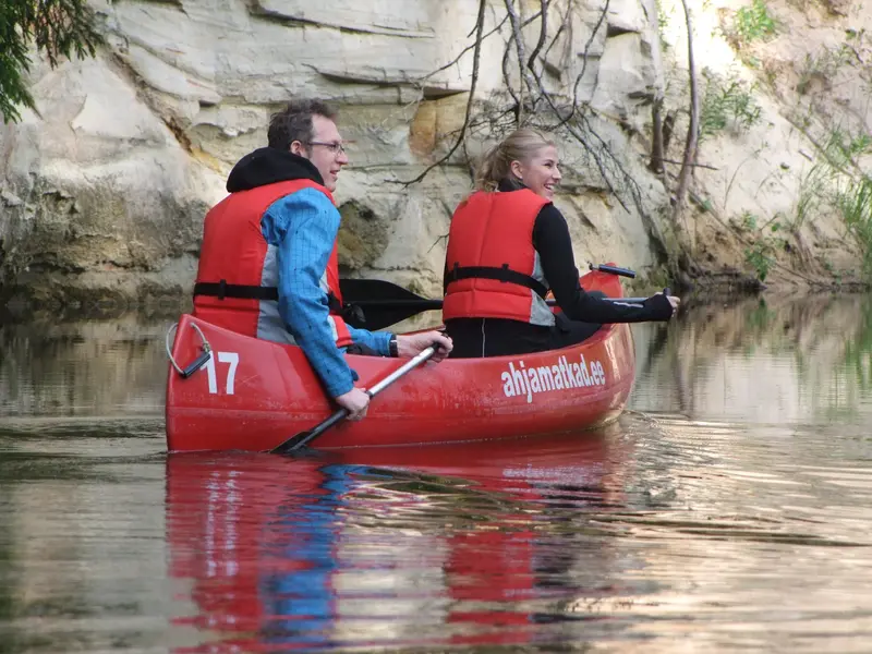 canoe river Estonia nature paddeling ahja matkad