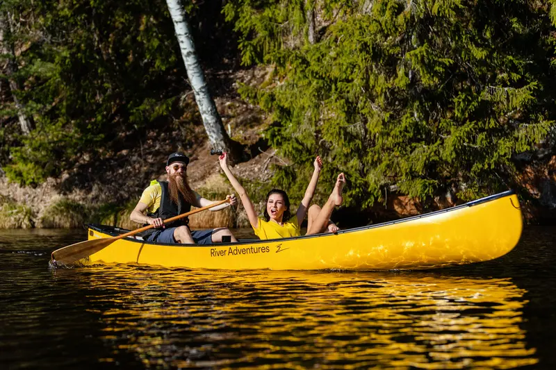 Sigulda adventures Boating on the Gauja River