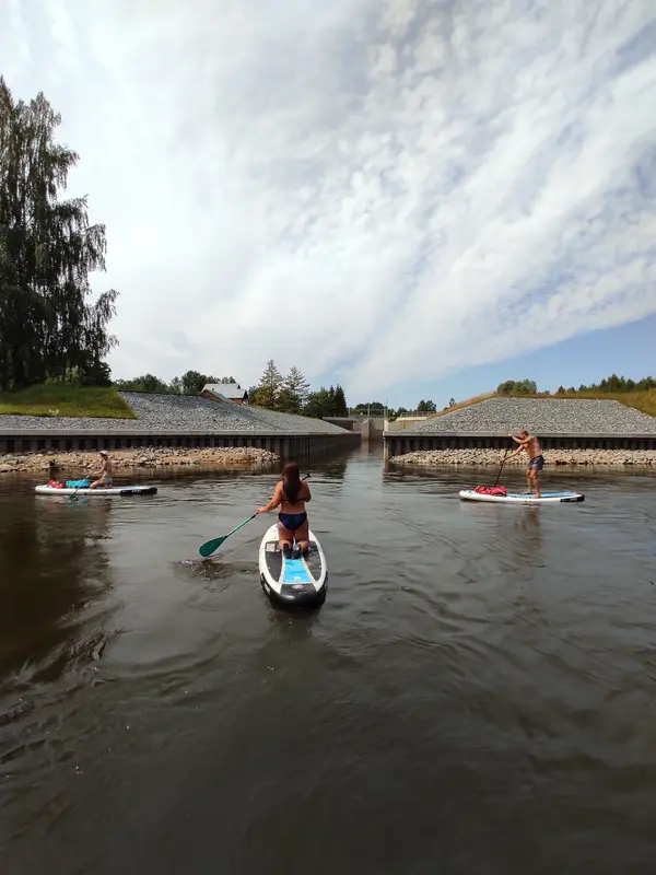 Boards you SUgP and Kayak adventure from Adazi to Riga