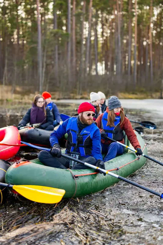 movement spontaneous packrafting