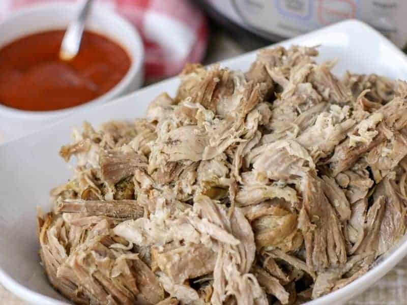 pulled pork with BBQ sauce