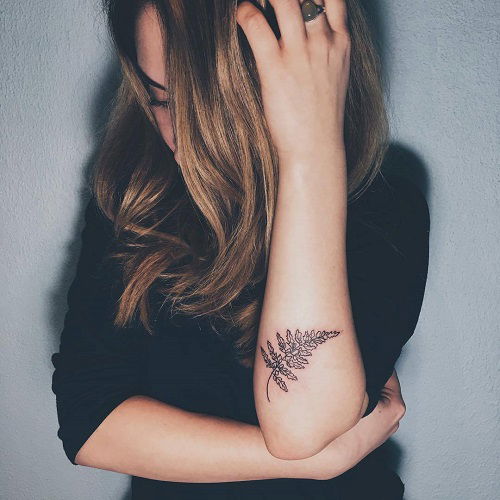 Small Fern Tattoo 