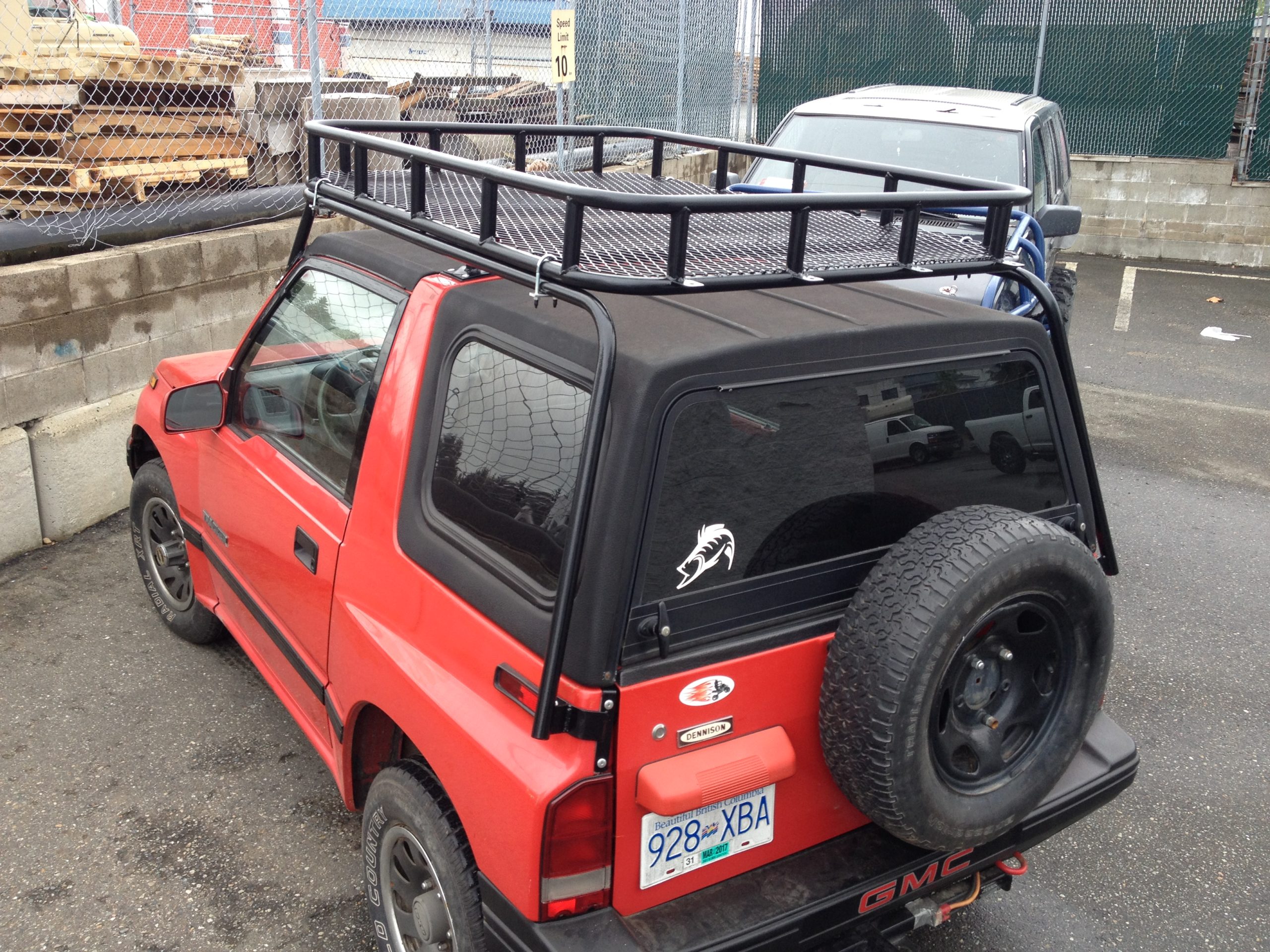 SUZUKI SIDEKICK ROOF RACKS/EXPEDITION BASKETS  *Also fits GMC Tracker, GEO Tracker and Asuna Sunrunner