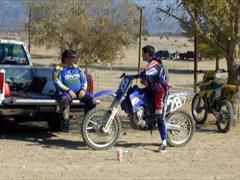 Duane Brown with Dirt Bike and YZ250F