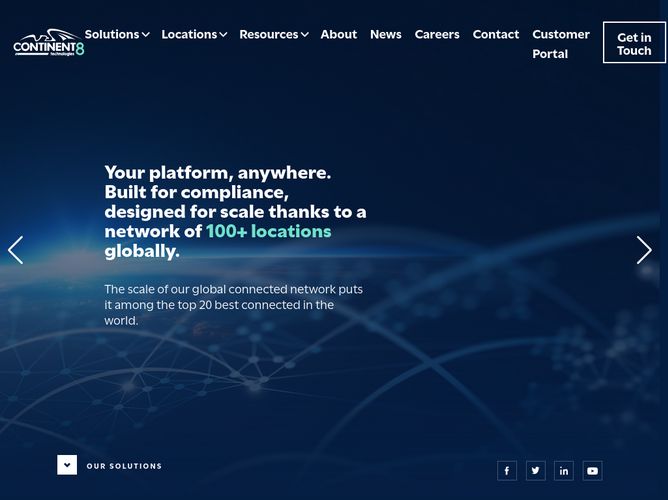 The website screenshot for https://www.continent8.com