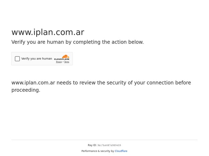 The website screenshot for http://www.iplan.com.ar