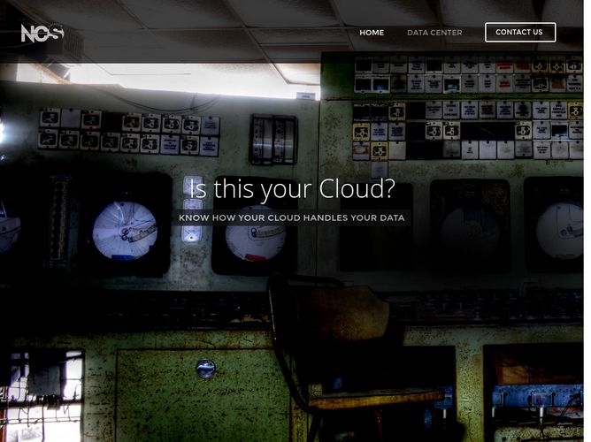 The website screenshot for http://ncsdata.com