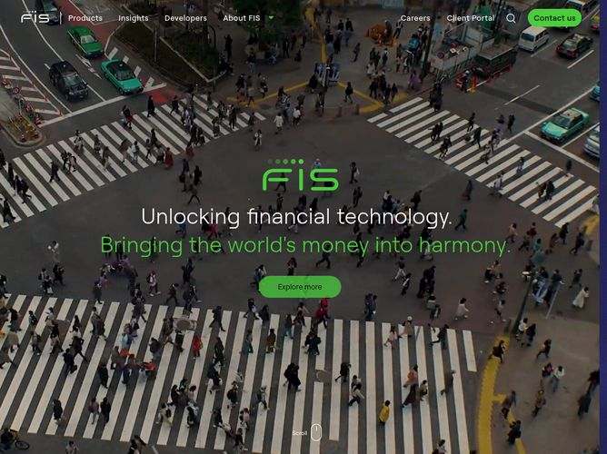 The website screenshot for http://sungard.com
