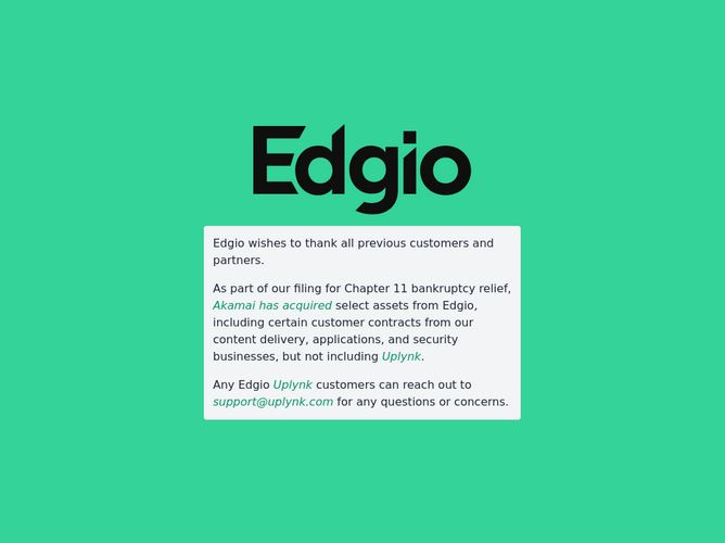 The website screenshot for https://www.edg.io