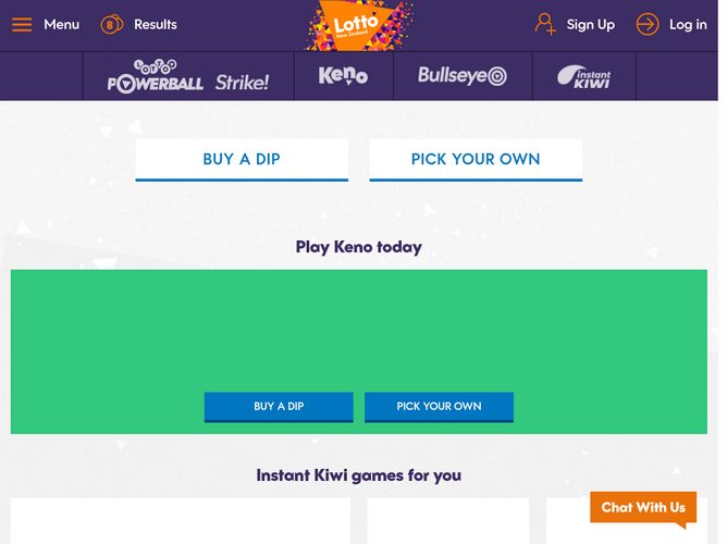 The website screenshot for https://mylotto.co.nz/