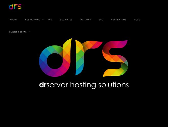 The website screenshot for http://drserver.net
