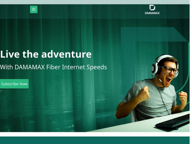 The website screenshot for https://www.damamax.jo/