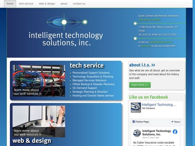 The website screenshot for http://www.itsyourit.com