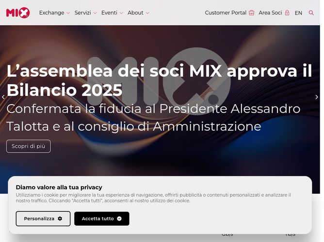 The website screenshot for https://www.mix-it.net