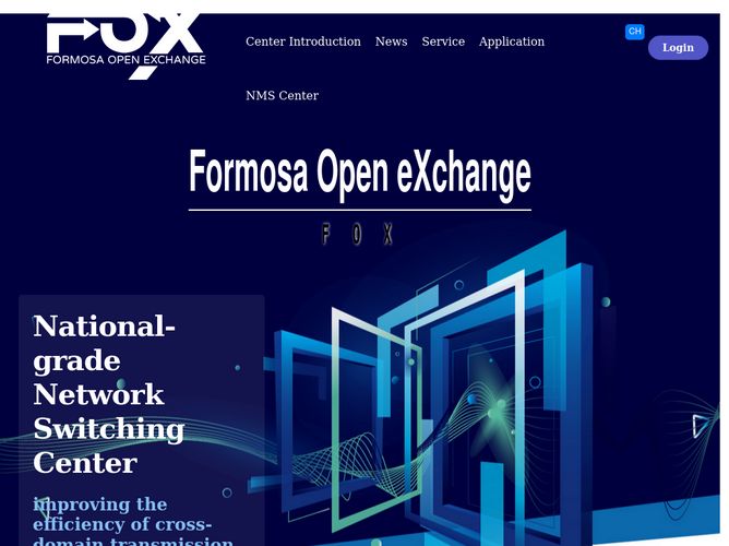 The website screenshot for https://www.fox.net.tw/en/