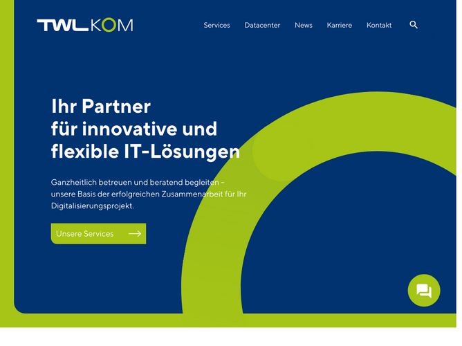 The website screenshot for https://www.twl-kom.de