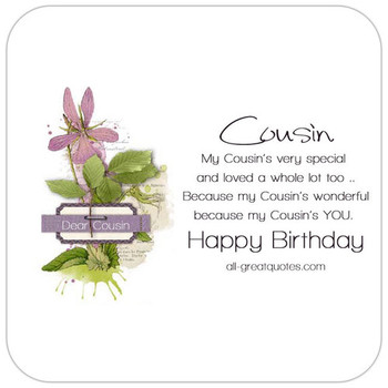 Happy Birday Cousin Share Free Birday Cards On Facebook