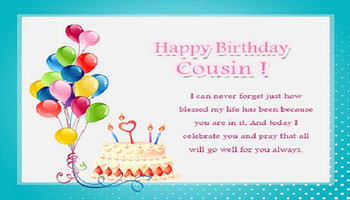 Happy Birday Wishes For Cousin Allupdatehere