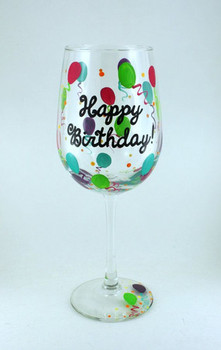 Best birthday wine glasses images on pinterest birthday w...