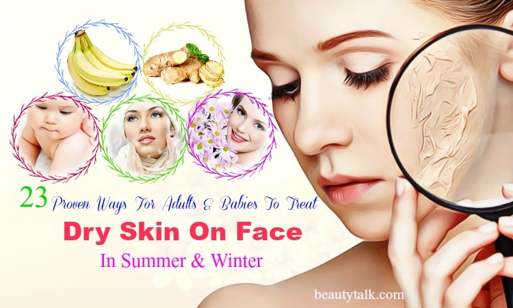 dry skin on face in summer