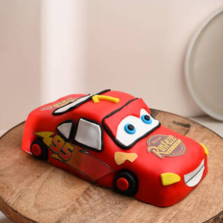 McQueen Racer - Car Theme Birthday Cake