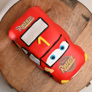 McQueen Racer - Car Theme Birthday Cake